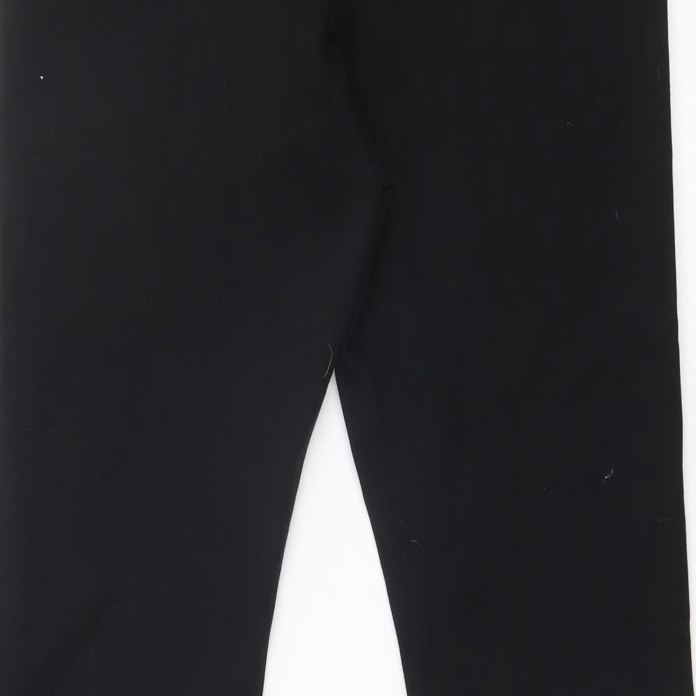 Womens UK Size 32 in M&S Regular Fit  Black Trousers