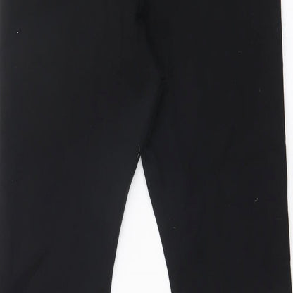 Womens UK Size 32 in M&S Regular Fit  Black Trousers