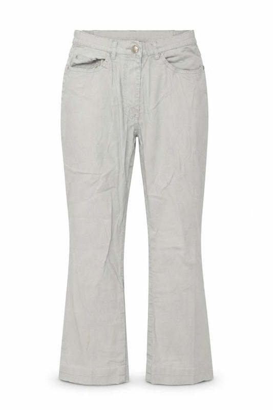 Womens Grey   Wide-Leg Jeans Size 12 L25 in