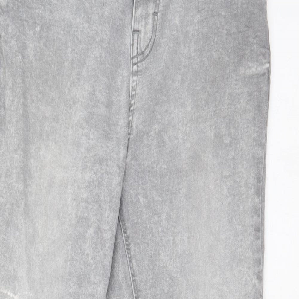 DENIM CO Womens Grey   Skinny Jeans Size 12 L26 in