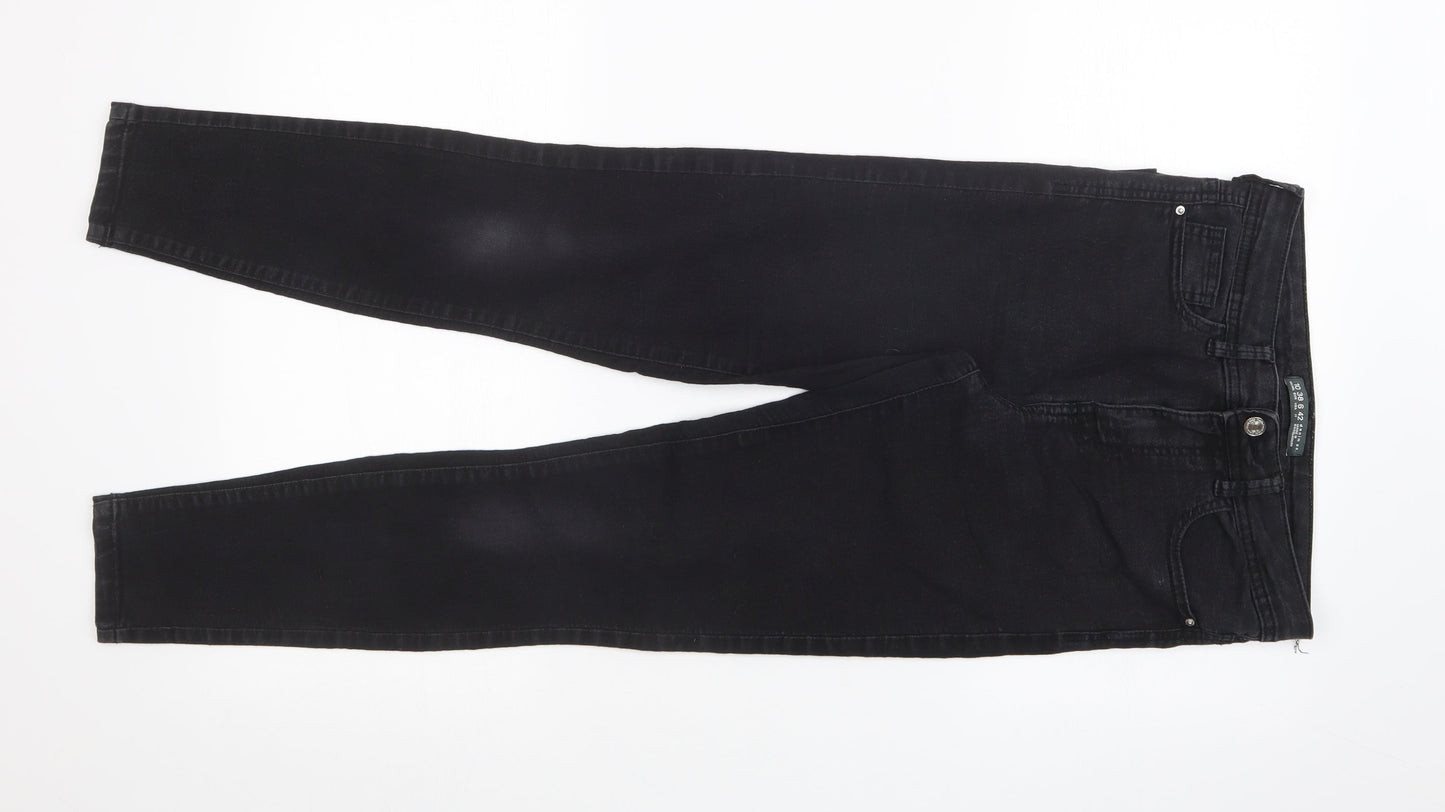 DENIM CO Womens Black   Skinny Jeans Size 10 L27 in
