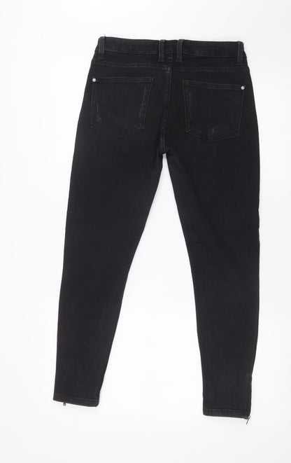 DIAMONDS & DIVA Womens Black   Skinny Jeans Size 10 L25 in