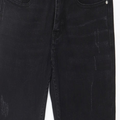 DIAMONDS & DIVA Womens Black   Skinny Jeans Size 10 L25 in