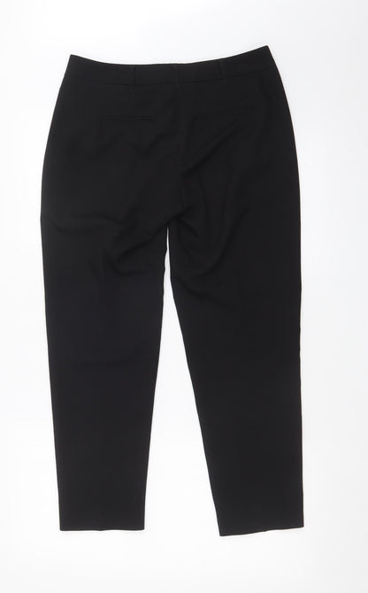 Womens UK Size 8 Dorothy Perkins Regular Fit  Black Trousers