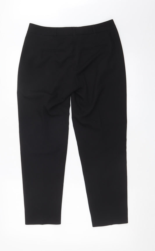 Womens UK Size 8 Dorothy Perkins Regular Fit  Black Trousers