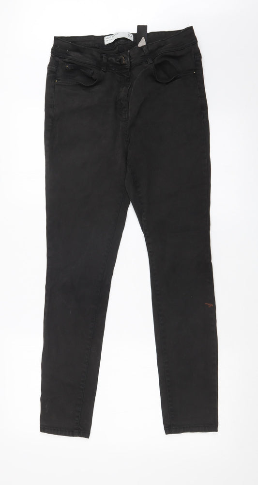 NEXT Womens Black   Skinny Jeans Size 10 L28 in