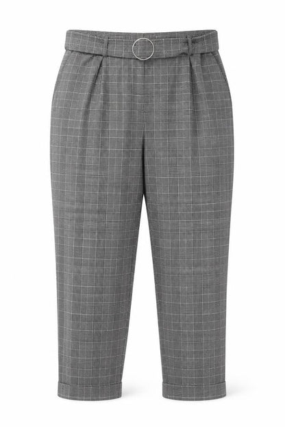 Womens UK Size 18 Warehouse Regular Fit Dress Pants Multicoloured Trousers