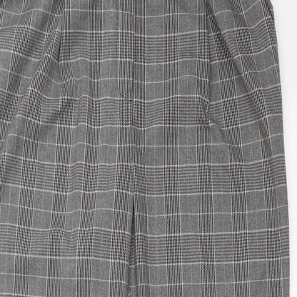 Warehouse Womens Multicoloured Check  Dress Pants Trousers Size 18 L24 in