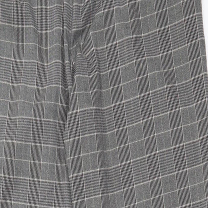 Warehouse Womens Multicoloured Check  Dress Pants Trousers Size 18 L24 in