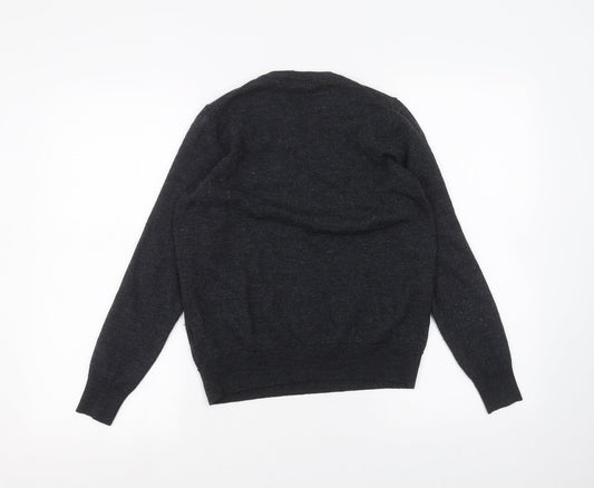 Uni Boys Black   Pullover Jumper Size L