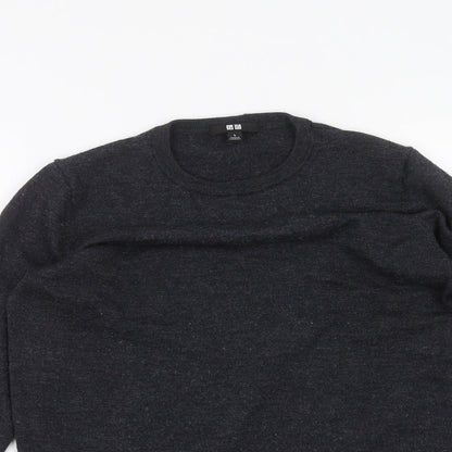 Uni Boys Black   Pullover Jumper Size L