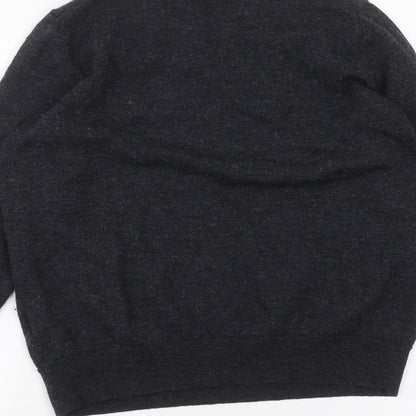 Uni Boys Black   Pullover Jumper Size L