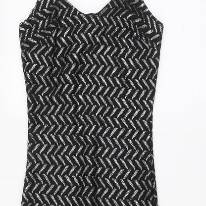 River Island Womens Black   Pencil Dress  Size 6