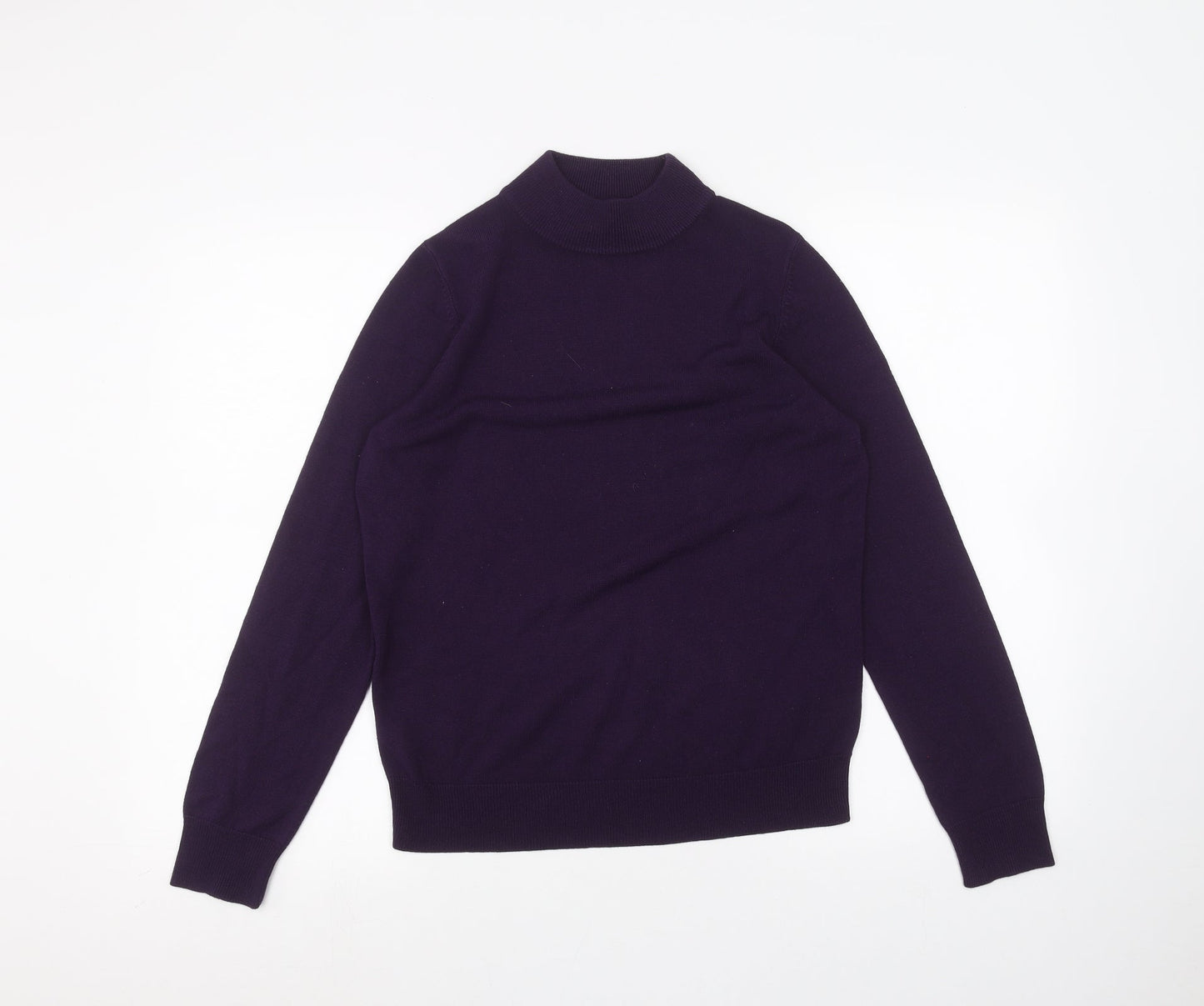 Womens UK Size 8 Marks and Spencer Purple Basic T-Shirt
