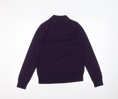 Womens UK Size 8 Marks and Spencer Purple Basic T-Shirt