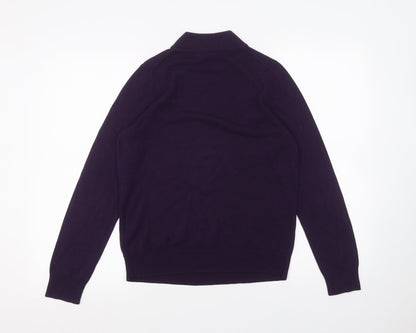 Womens UK Size 8 Marks and Spencer Purple Basic T-Shirt