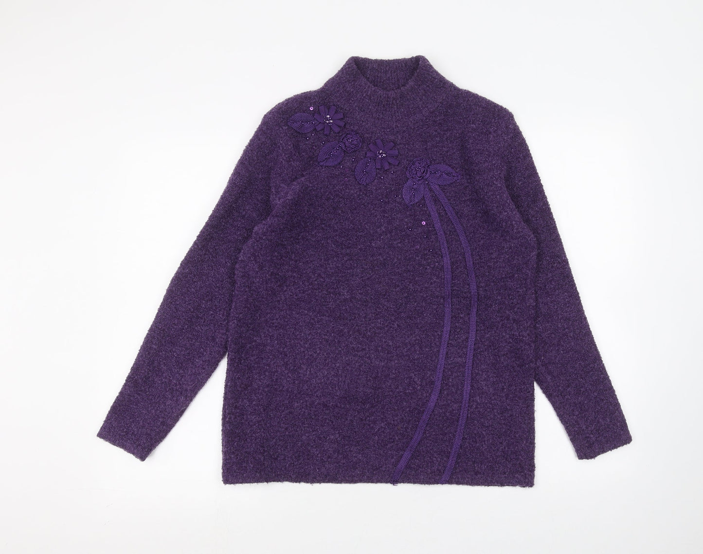 Womens UK Size S fay louise Purple Pullover Jumper