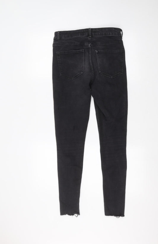 Denim & Co. Womens Black   Skinny Jeans Size 12 L28 in