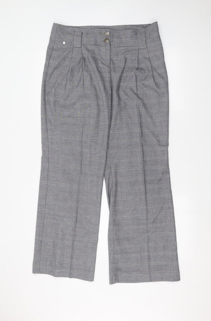Womens UK Size 14 Per Una Regular Fit  Grey Trousers