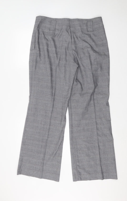 Per Una Womens Grey   Trousers  Size 14 L27 in
