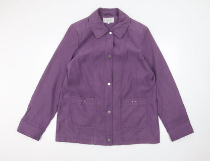 Womens UK Size 16 EWM Purple Jacket