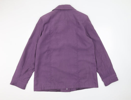 Womens UK Size 16 EWM Purple Jacket