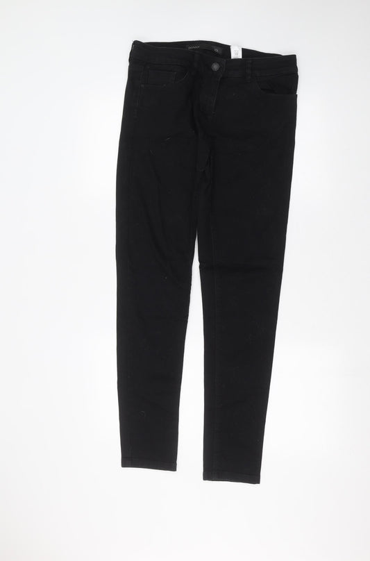 NEXT Womens Black   Skinny Jeans Size 10 L28 in