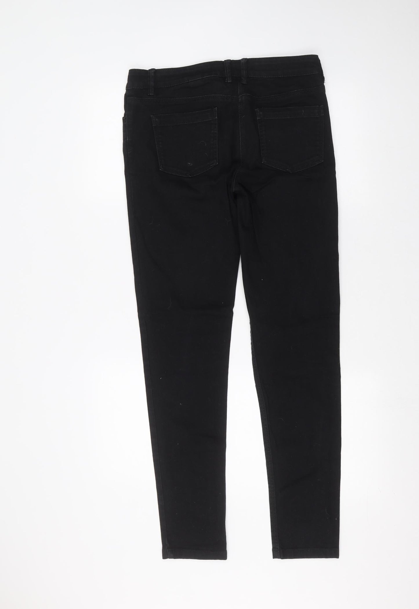 NEXT Womens Black   Skinny Jeans Size 10 L28 in