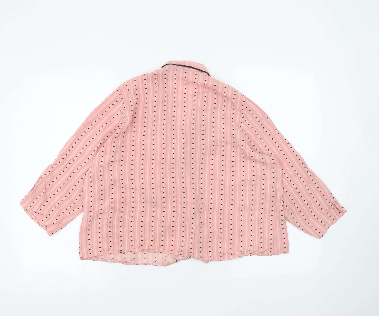 Womens UK Size 16 Atmosphere Pink Basic Button-Up
