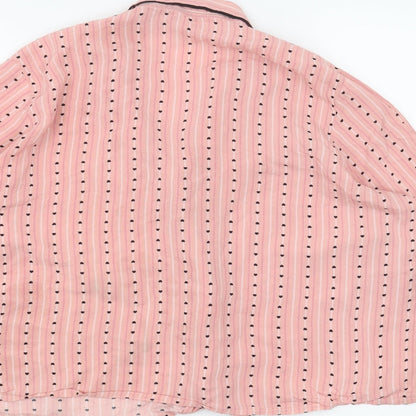 Womens UK Size 16 Atmosphere Pink Basic Button-Up