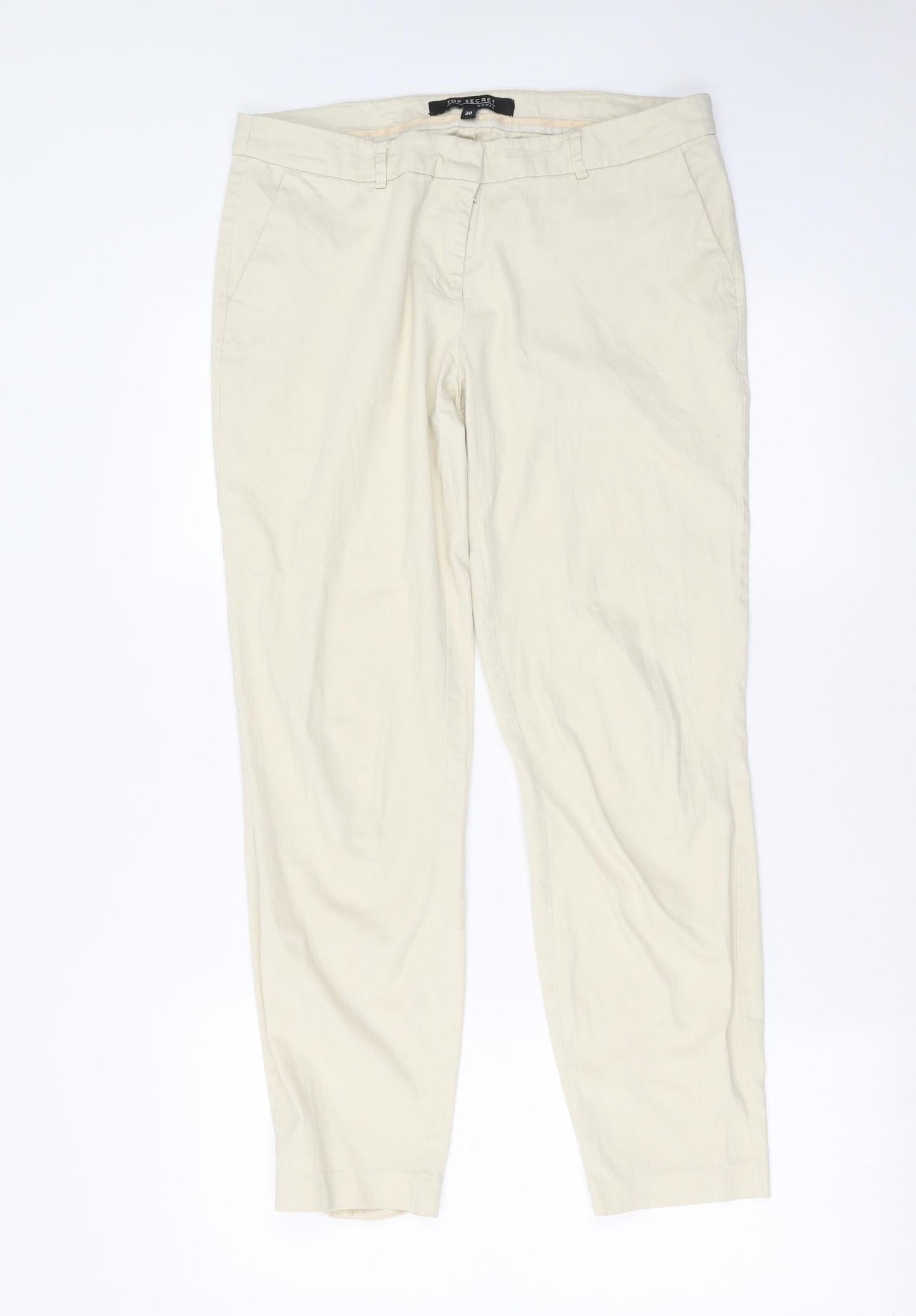 TopSecret Womens Beige   Skinny Jeans Size 10 L24 in