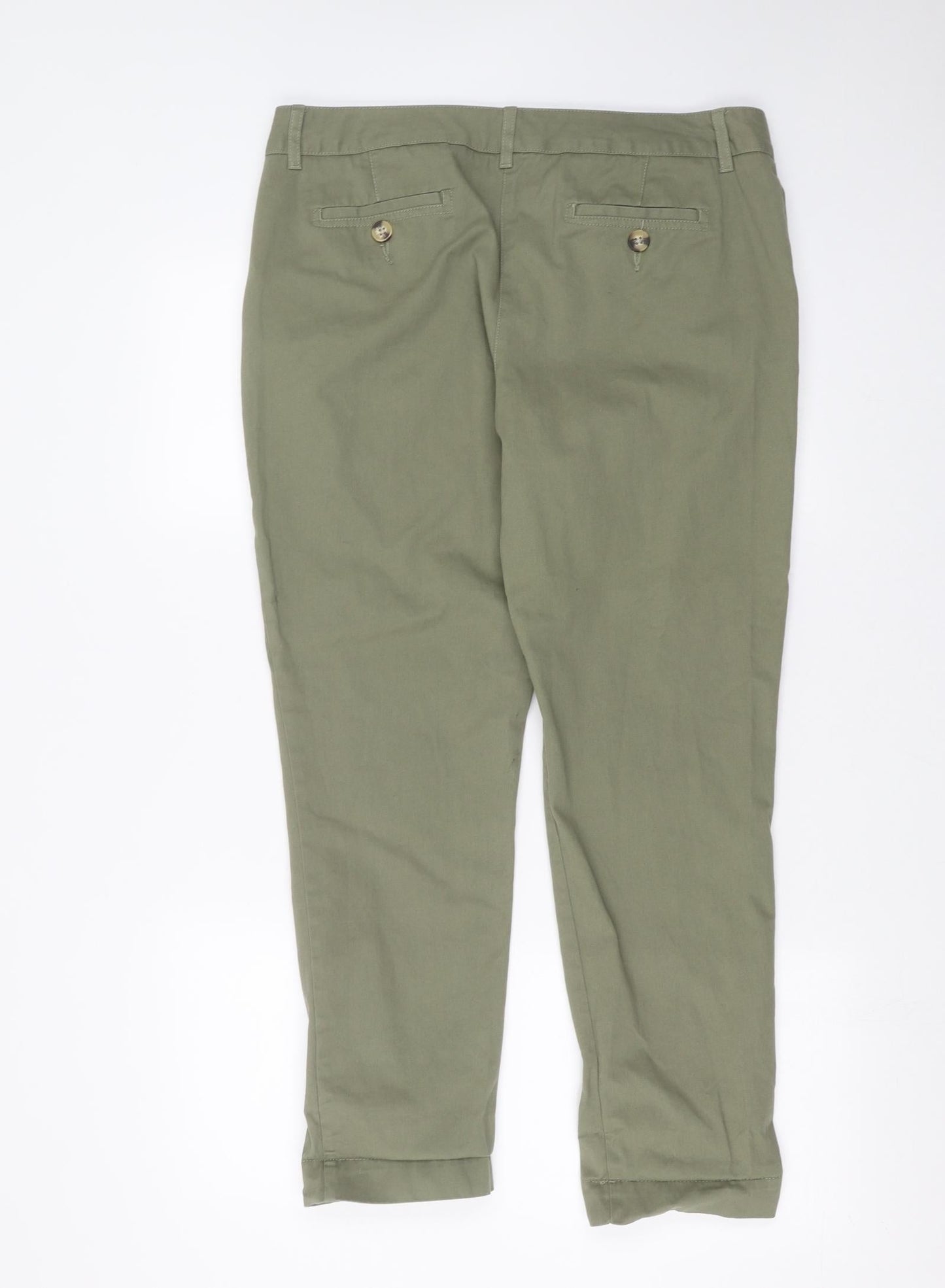 Womens UK Size 14 Papaya Regular Fit Skinny Green Jeans
