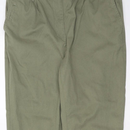 Womens UK Size 14 Papaya Regular Fit Skinny Green Jeans