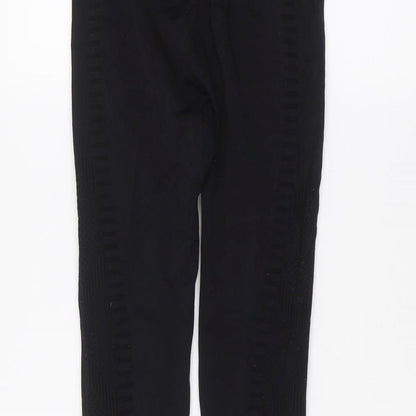 South Beach Womens Black   Jogger Leggings Size XS L26 in