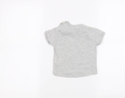 H&M Baby Grey   Basic T-Shirt Size 3-6 Months
