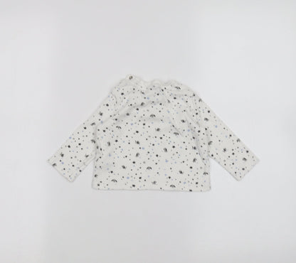 F&F Baby White   Basic T-Shirt Size 0-3 Months