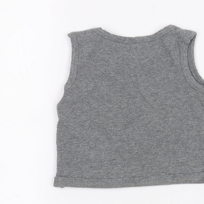 Preworn Baby Grey   Basic Tank Size 12 Months