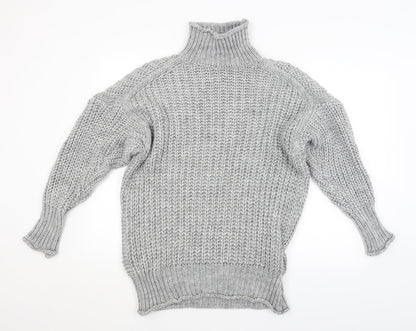 Womens UK Size  Preworn Grey Pullover Jumper