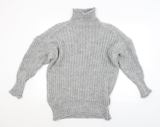 Womens UK Size  Preworn Grey Pullover Jumper