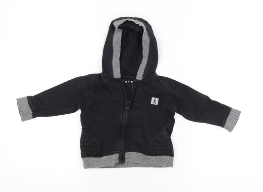 Nutmeg Baby Black   Basic Coat Coat Size 6-9 Months