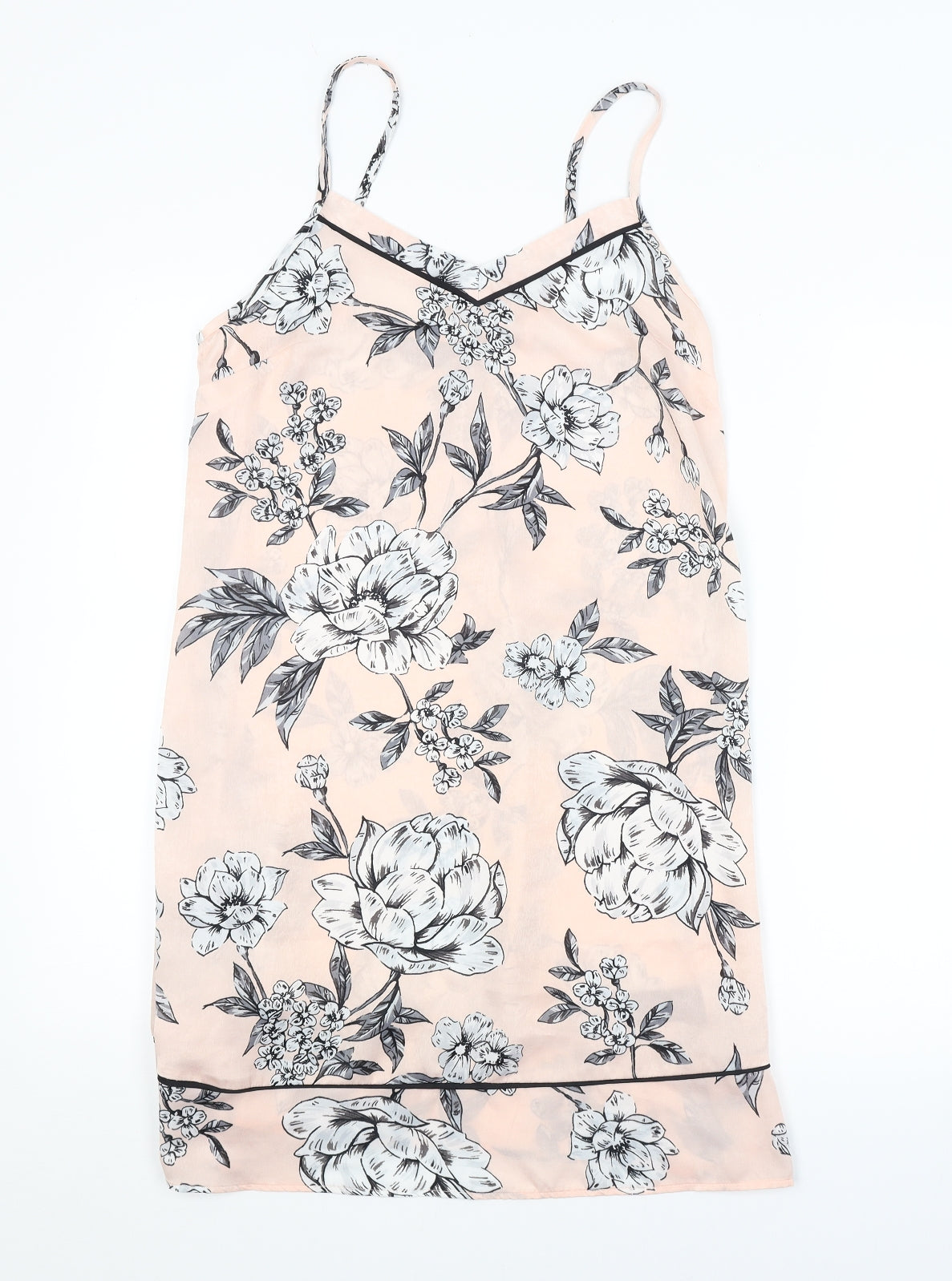 Secret Possessions Womens Pink Floral  Slip Dress  Size 6