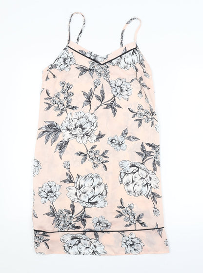 Secret Possessions Womens Pink Floral  Slip Dress  Size 6