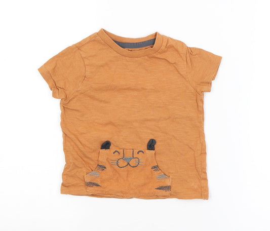 F&F Baby Orange   Basic T-Shirt Size 12-18 Months