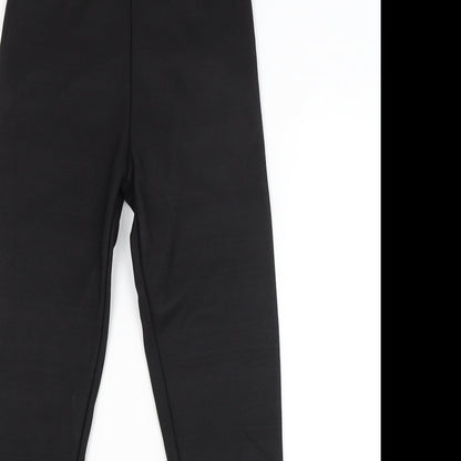 Womens UK Size S Preworn  Jogger Black Leggings