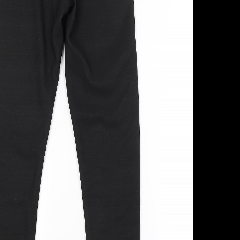Womens UK Size S Preworn  Jogger Black Leggings