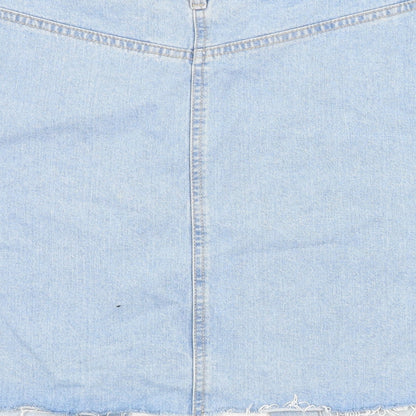 /DENIM Womens Blue   A-Line Skirt Size 8