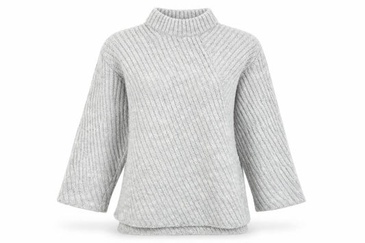 Womens UK Size 10 Atmosphere Grey Pullover Jumper