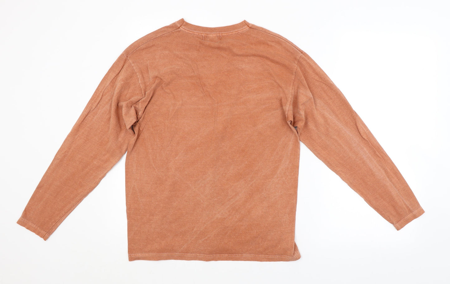 Mens UK Size XS PRETTYLITTLETHING Brown Pullover Sweatshirt