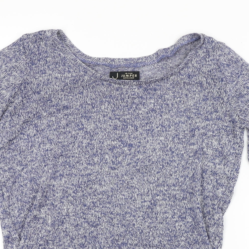 Womens UK Size 8 New Look Blue Pullover Jumper