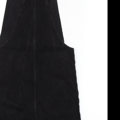 DENIM CO. Womens Black   Dungaree One-Piece Size 6
